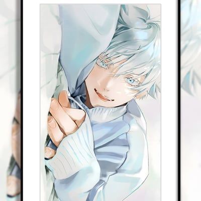 【預購】咒術迴戰《乙女向五條悟》動漫裝飾畫 X H2工作室1
