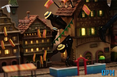 【現貨秒發】宮崎駿 桌面小場景系列006 霍爾的移動城堡 蘇菲與霍爾空中漫步 X OPM-Studio7