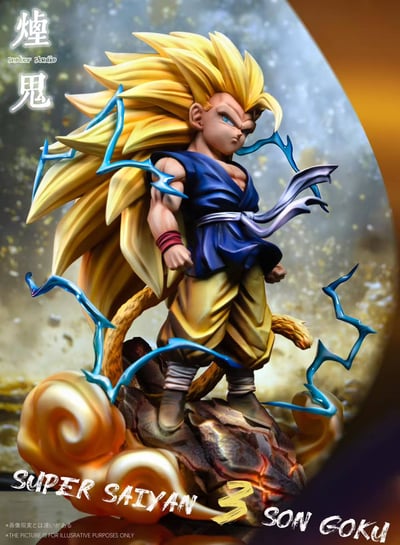 【補款】七龍珠 雙比例 超三悟空 X 煙鬼工作室2