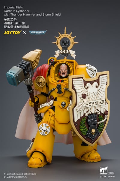 【預購】帝國之拳 戰錘40k系列 JT04896 達納斯·萊山德 X JOYTOY7