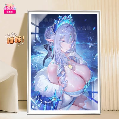 【預購】《原神》冰之女皇 安娜絲塔夏 超大高清主題裝飾畫 X 阿喵畫社1