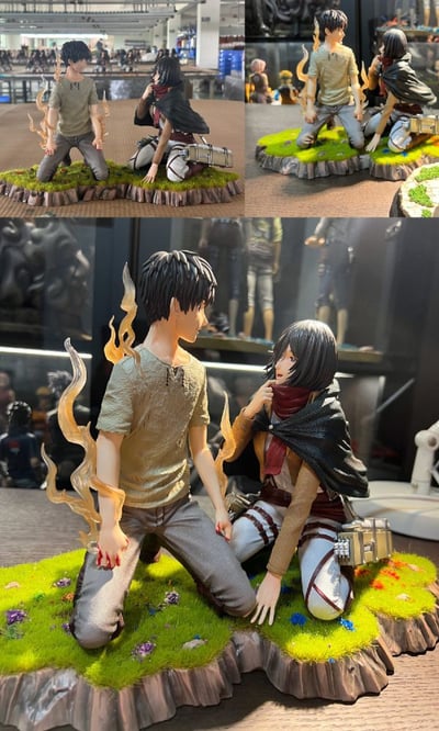 【代購】進擊的巨人 艾倫 三笠 圍巾2.0 X SURE Studio8