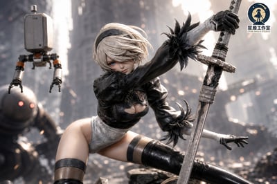 【預購】尼爾自動人形 雙比例《2B：末世戰姬》X 星原工作室10