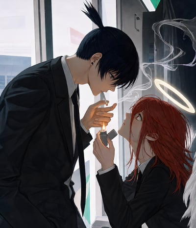 【預購】鏈鋸人《早川秋天使惡魔》動漫裝飾畫 X H2工作室4