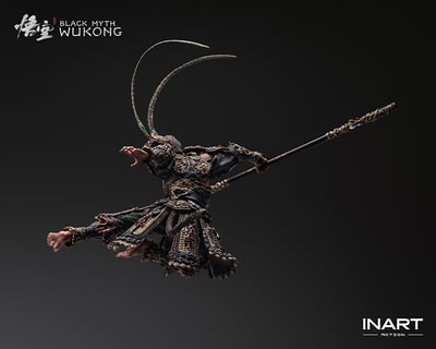 【預購】《黑神話：悟空》1/12可動人偶 大聖金甲套 X INART Action12