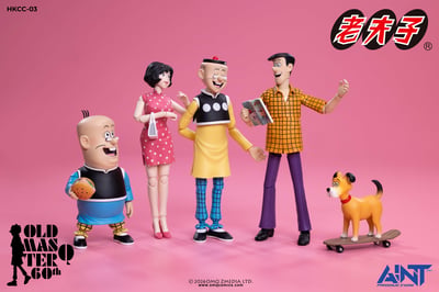 【售罄展示追加請私訊客服@toystationtw】老夫子60週年 HKCC-03 1/12秦先生及陳小姐套裝 X AINT Production8