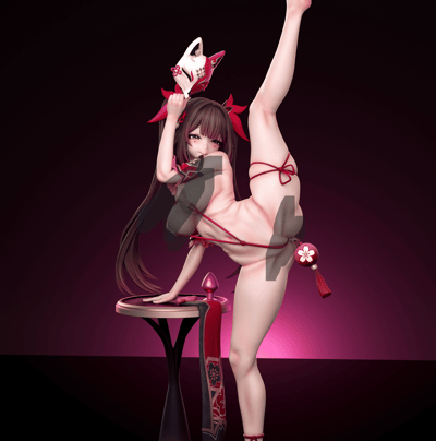 【預購】崩壞星穹鐵道 面具雙馬尾女孩 X Genius Bee天才蜂1