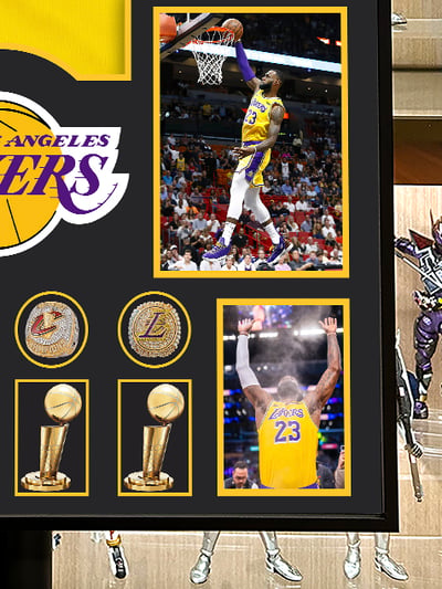 【預購】NBA《詹姆斯球衣版畫》裝飾畫 X 星空工作室5