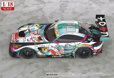 【售罄展示追加請私訊客服@toystationtw】Good Smile 初音未來 AMG 開幕戰痛車 車模 Ver. 再版 X GSC4