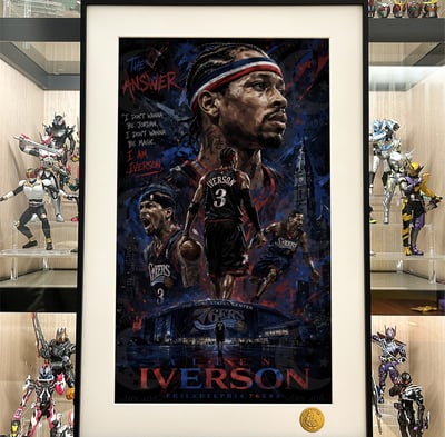 【預購】NBA《王朝-艾弗森》動漫裝飾畫 X 星空工作室1