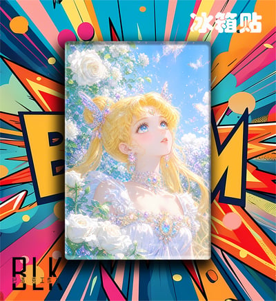 【預購】美少女戰士《白花水兵月》動漫裝飾畫&冰箱貼 X 巴洛克工作室3