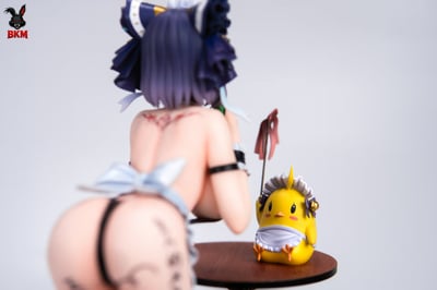 【售罄展示追加請私訊客服@toystationtw】碧藍航線 偷吃的女僕醬-柴郡 X BKM工作室6