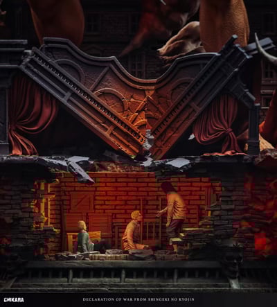 【預購】進擊的巨人 “宣戰” X CHIKARA力量6