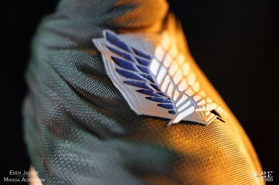 【代購】進擊的巨人 艾倫 三笠 圍巾2.0 X SURE Studio2