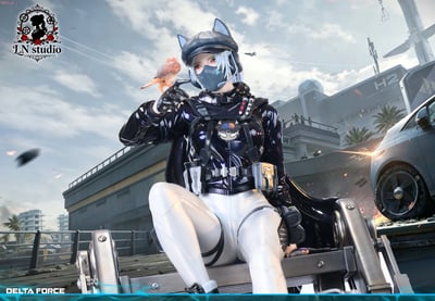 【預購】酸角洲+明日方舟 變裝系列第一彈 邪惡貓貓頭露娜 X LN-Studio5