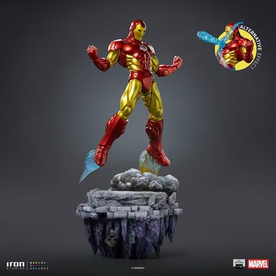 【售罄展示追加請私訊客服@toystationtw】Marvel漫威 MARCAS142726-10 鋼鐵人 X Iron Studios1