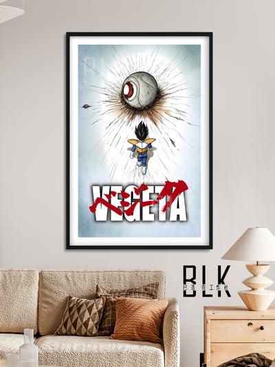 【預購】七龍珠《VAGETA》裝飾畫&冰箱貼 X 巴洛克工作室2