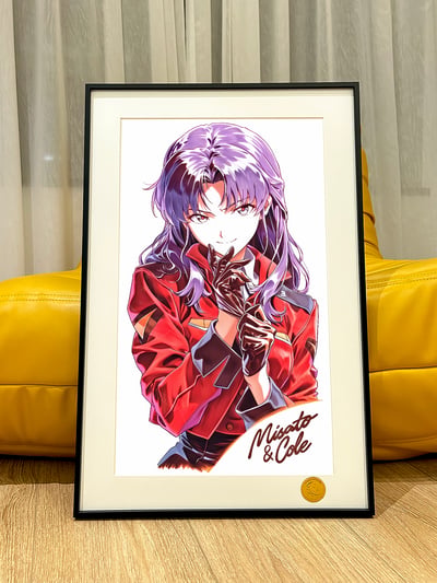 【預購】EVA新世紀福音戰士《紅衣葛城美里》動漫裝飾畫 X 星空工作室3