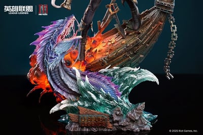 【現貨秒發】英雄聯盟 限量雕像 賞金獵人 厄運小姐 X 集美殿堂 正版授權3