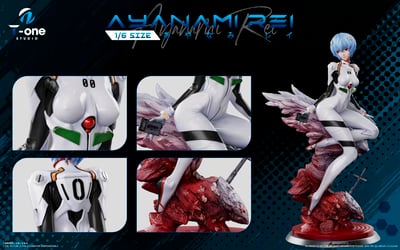 【預購】Eva新世紀福音戰士 第二彈 綾波零 X T-one-Studio3