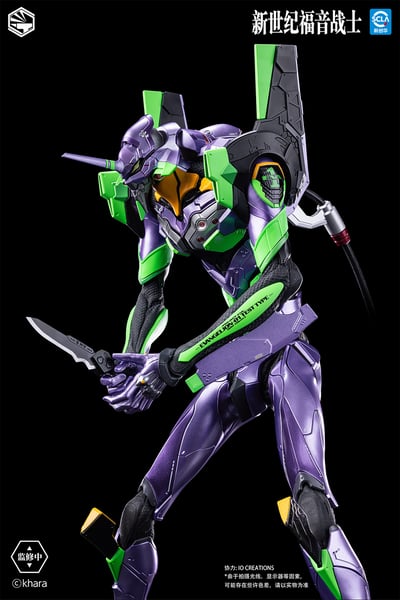 【預購】Eva新世紀福音戰士 初號機 包膠式合金可動 X 重機形13