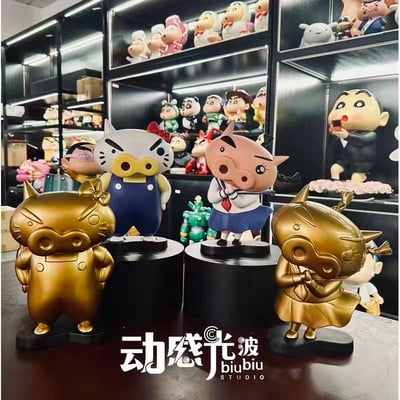 【預購】蠟筆小新 凱蒂左衛門&JK左衛門&舞女左衛門 X 動感光波工作室1