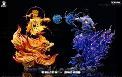 【現貨秒發】火影忍者 輕雕系列 鳴人&佐助 X ATELIER DE KONOHA3