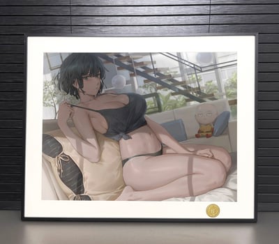 【預購】一拳超人《內衣吹雪》動漫裝飾畫 X H2工作室3