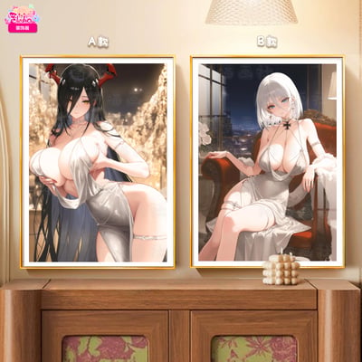 【預購】碧藍航線 晚宴-提爾比茨與特烈大帝雙聯 8k主題高清裝飾畫 X 阿喵畫社1