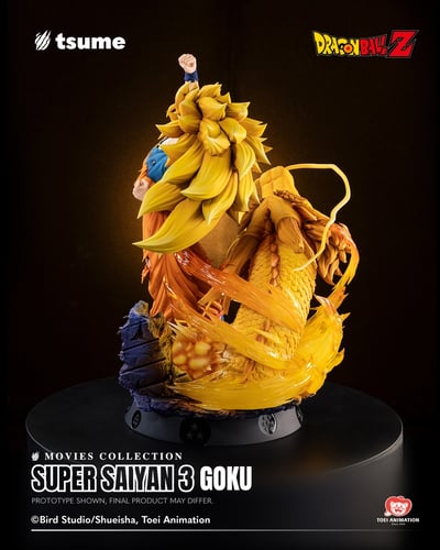 【售罄展示追加請私訊客服@toystationtw】七龍珠 Super Saiyan 3 Goku - Movies Collection 超級賽亞人3 悟空 X Tsume 正版授權9