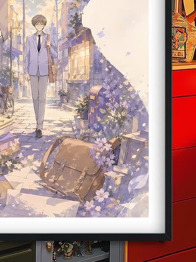 【預購】庫洛魔法使《雪兔剪影》動漫裝飾畫&冰箱貼 X 巴洛克工作室6