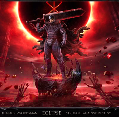 【預購】劍風傳奇 雙比例 狂戰士格斯 X BLACK工作室1