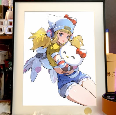 【預購】守望先鋒《kitty朱諾》動漫裝飾畫 X 星空工作室1