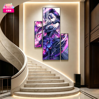 【預購】FGO 花嫁 婚紗黑貞德三宮格 X 阿喵畫社3