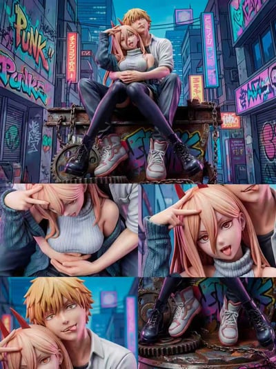 【預購】鏈鋸人 宿命羈絆 電次&帕瓦 X Soul-Studio4