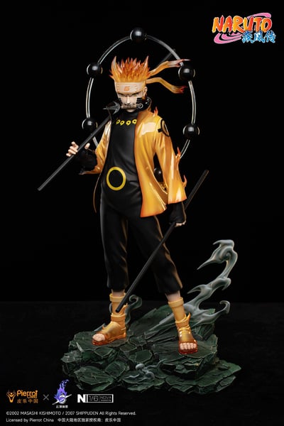 【預購】《火影忍者》六道仙人模式-漩渦鳴人&輪回眼-宇智波佐助 X 皮樂中國+雲頂摘星工作室 正版授權5