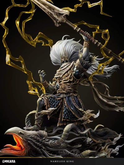 【預購】黑暗之魂3-無名王者（獵龍戰神-太陽戰士）X CHIKARA力量5