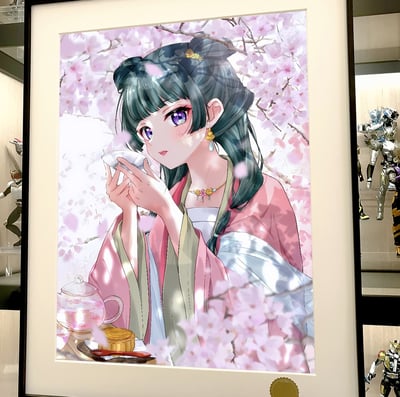 【預購】藥屋少女《櫻花貓貓》動漫裝飾畫 X 星空工作室1