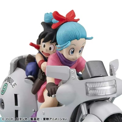 【售罄展示追加請私訊客服@toystationtw】七龍珠 摩托車-限定復刻版 布瑪小悟空9號膠囊 X DESKTOP5