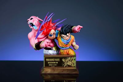 【售罄展示追加請私訊客服@toystationtw】七龍珠 半身對戰系列001 神秘悟飯vs魔人布歐 X WarXjackie2