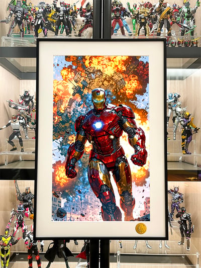 【預購】Marvel漫威《爆炸鋼鐵人》動漫二次元裝飾畫 X 星空工作室2