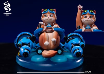 【預購】守望先鋒Overwatch 中了睡針的飛天貓 X Sculpting Soul塑魂工坊2