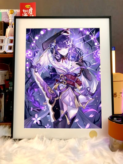 【預購】原神《拔劍雷電》動漫裝飾畫 X 星空工作室4