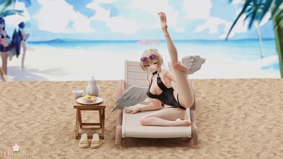 【預購】碧藍檔案 泳裝聖婭茶會三人組合 泳裝渚 X Haruhi-Studio6