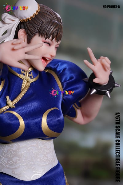 【售罄展示追加請私訊客服@toystationtw】格鬥女神 藍色P019EX-A&粉色P019EX-B X PLAY TOY8