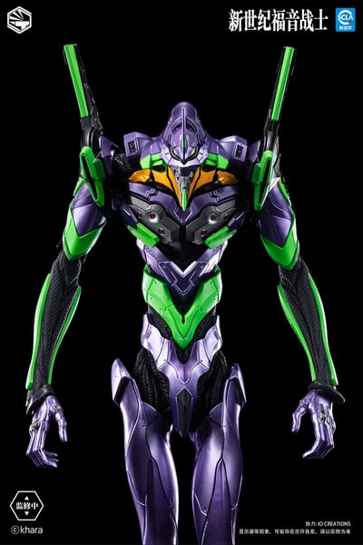 【預購】Eva新世紀福音戰士 初號機 包膠式合金可動 X 重機形2
