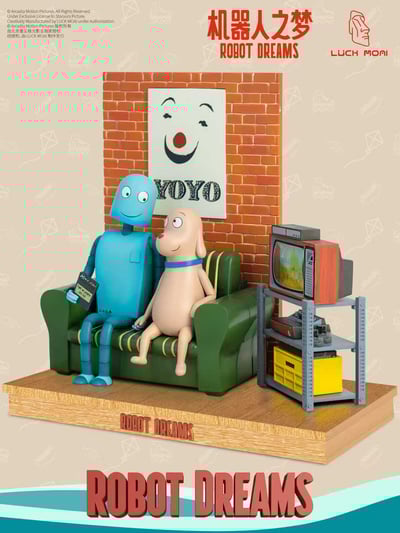 【預購】機器人之夢 官方授權手辦雕像 X LUCK MOAI11