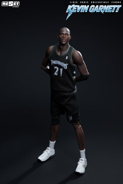 【預購】NBA 1/6收藏級可動人偶套裝 可動眼 森林狼MVP加內特 X Reset-Studio7