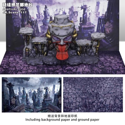 【售罄展示追加請私訊客服@toystationtw】火影忍者 曉組織總部地台 X JacksDo5