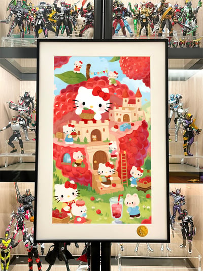 【預購】Hello Kitty《荔枝kitty》動漫裝飾畫 X 星空工作室2